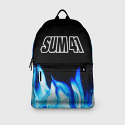 Рюкзак Sum41 blue fire, цвет: 3D-принт — фото 2