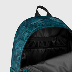 Рюкзак Темные абстрактные волны, цвет: 3D-принт — фото 2
