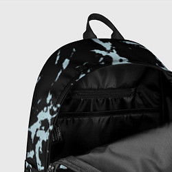 Рюкзак Абстракция черно-голубой, цвет: 3D-принт — фото 2