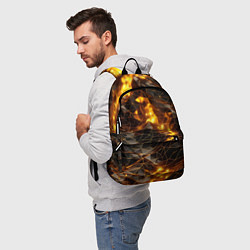 Рюкзак Золотистая текстура, цвет: 3D-принт — фото 2