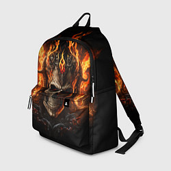 Рюкзак Лучший огненный череп, цвет: 3D-принт