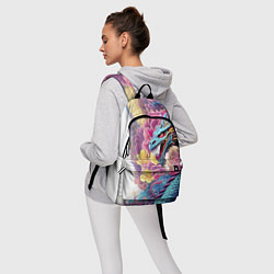 Рюкзак Свирепый дракон - татуировка - ирезуми - Япония, цвет: 3D-принт — фото 2