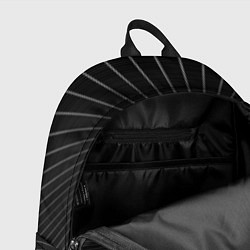 Рюкзак Сетка пространства чёрный фон, цвет: 3D-принт — фото 2
