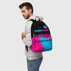 Рюкзак DanMachi - neon gradient: символ сверху, цвет: 3D-принт — фото 2