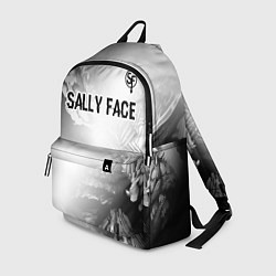 Рюкзак Sally Face glitch на светлом фоне: символ сверху