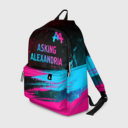 Рюкзак Asking Alexandria - neon gradient: символ сверху