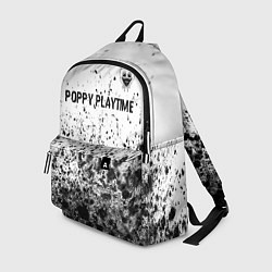 Рюкзак Poppy Playtime glitch на светлом фоне: символ свер