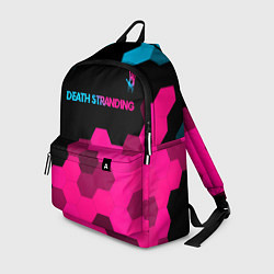 Рюкзак Death Stranding - neon gradient: символ сверху