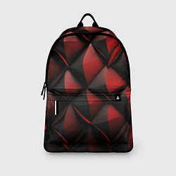 Рюкзак Объемная текстура красная кожа, цвет: 3D-принт — фото 2