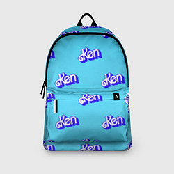 Рюкзак Синий логотип Кен - паттерн, цвет: 3D-принт — фото 2