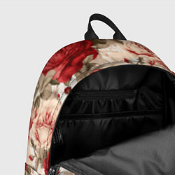 Рюкзак Розы паттерн, цвет: 3D-принт — фото 2