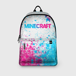 Рюкзак Minecraft neon gradient style: символ сверху, цвет: 3D-принт — фото 2
