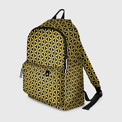 Рюкзак Цветок Жизни - Золото, цвет: 3D-принт