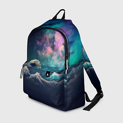 Рюкзак Космическая Большая волна в Канагаве, цвет: 3D-принт