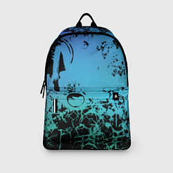 Рюкзак Неоновый абстрактный фон в граффити стиле, цвет: 3D-принт — фото 2