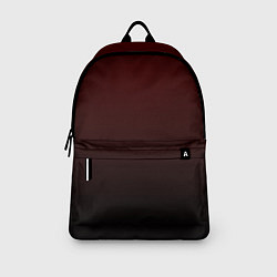 Рюкзак Градиент бордово-чёрный, цвет: 3D-принт — фото 2