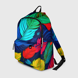 Рюкзак Яркие перья, цвет: 3D-принт