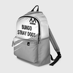 Рюкзак Bungo Stray Dogs glitch на светлом фоне: символ св