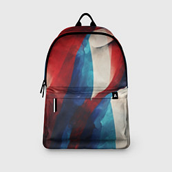 Рюкзак Абстракция в цветах флага РФ, цвет: 3D-принт — фото 2