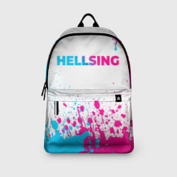 Рюкзак Hellsing neon gradient style: символ сверху, цвет: 3D-принт — фото 2