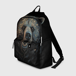 Рюкзак Мощный медведь, цвет: 3D-принт