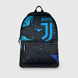 Рюкзак Juventus abstract blue logo, цвет: 3D-принт — фото 2