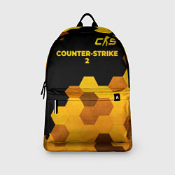 Рюкзак Counter-Strike 2 - gold gradient: символ сверху, цвет: 3D-принт — фото 2