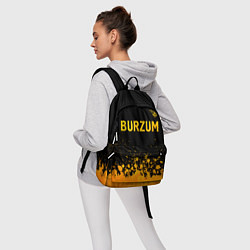Рюкзак Burzum - gold gradient: символ сверху, цвет: 3D-принт — фото 2