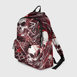Рюкзак Красные скелетоны, цвет: 3D-принт