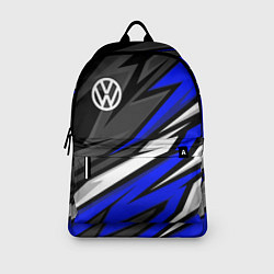 Рюкзак Volkswagen - Синяя абстракция, цвет: 3D-принт — фото 2
