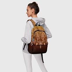 Рюкзак Большая костяная мандала, цвет: 3D-принт — фото 2