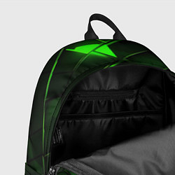 Рюкзак Зеленые элементы абстракция, цвет: 3D-принт — фото 2