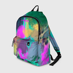 Рюкзак Пятна краски и леопардовая шкура абстракция, цвет: 3D-принт