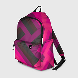 Рюкзак Розовый и тёмный паттерн, цвет: 3D-принт