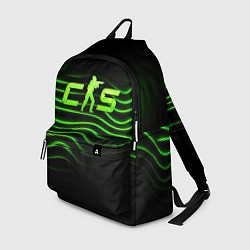 Рюкзак CS2 green logo, цвет: 3D-принт