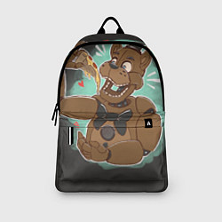 Рюкзак Фредди кушает пиццу, цвет: 3D-принт — фото 2