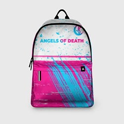 Рюкзак Angels of Death neon gradient style: символ сверху, цвет: 3D-принт — фото 2