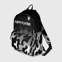Рюкзак Poppy Playtime glitch на темном фоне: символ сверх