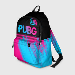 Рюкзак PUBG - neon gradient: символ сверху