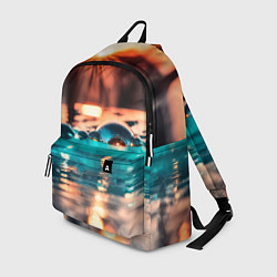 Рюкзак Поверхность воды на закате макро, цвет: 3D-принт