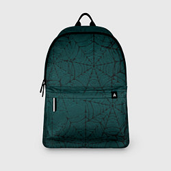 Рюкзак Паутина тёмно-зелёный, цвет: 3D-принт — фото 2