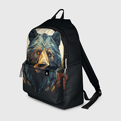 Рюкзак Арт осенний медведь, цвет: 3D-принт