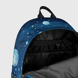 Рюкзак Новогодний зимний пейзаж, цвет: 3D-принт — фото 2