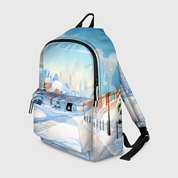 Рюкзак Зимнее предновогоднее настроение, цвет: 3D-принт