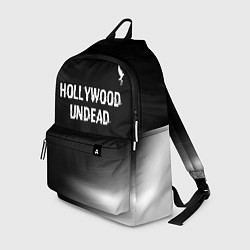 Рюкзак Hollywood Undead glitch на темном фоне посередине