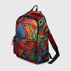 Рюкзак Разноцветный узор в стиле абстракционизм
