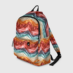 Рюкзак Разноцветные полосы текстура ткани, цвет: 3D-принт