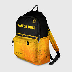 Рюкзак Watch Dogs - gold gradient посередине