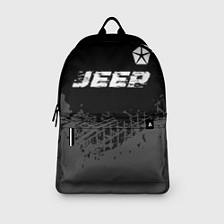 Рюкзак Jeep speed на темном фоне со следами шин посередин, цвет: 3D-принт — фото 2