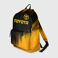 Рюкзак Toyota - gold gradient посередине